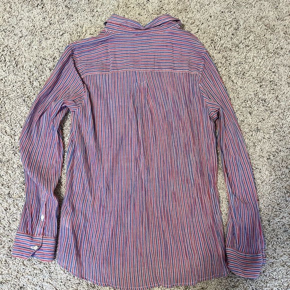 Women’s Size M Banana Republic Striped Shirt - Picture 1 of 3